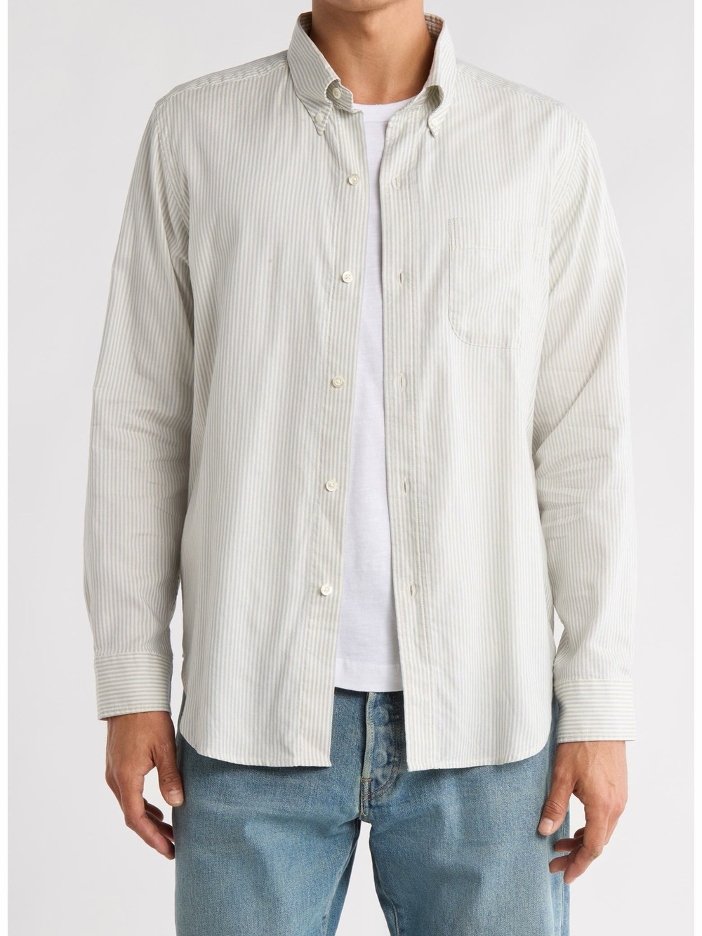 Buck Mason California Oxford One Pocket Shirt NWT